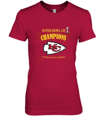NFL Kansas City Chiefs Pro Line by Fanatics Super Bowl LIV Champions Women's Premium T-Shirt Women's Premium T-Shirt - belovedtshirt