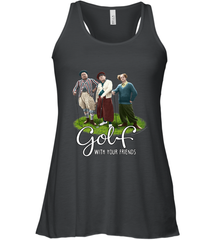 The Three Stooges Golf With Your Friends Women's Racerback Tank Women's Racerback Tank - belovedtshirt