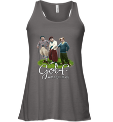 The Three Stooges Golf With Your Friends Women's Racerback Tank Women's Racerback Tank - belovedtshirt