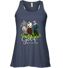 The Three Stooges Golf With Your Friends Women's Racerback Tank Women's Racerback Tank - belovedtshirt