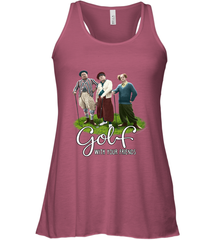 The Three Stooges Golf With Your Friends Women's Racerback Tank Women's Racerback Tank - belovedtshirt