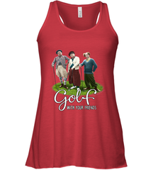 The Three Stooges Golf With Your Friends Women's Racerback Tank Women's Racerback Tank - belovedtshirt