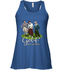 The Three Stooges Golf With Your Friends Women's Racerback Tank Women's Racerback Tank - belovedtshirt