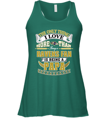 NFL The Only Thing I Love More Than Being A Baltimore Ravens Fan Is Being A Papa Football Women's Racerback Tank Women's Racerback Tank - belovedtshirt