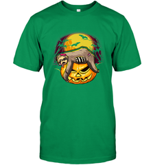 Halloween Sloth Zombie Jack O Lantern Pumpkin Trick Or Treat Men's T-Shirt Men's T-Shirt - belovedtshirt