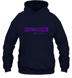 Full Frontal with Samantha Bee Purple Logo Hooded Sweatshirt