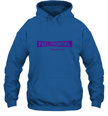 Full Frontal with Samantha Bee Purple Logo Hooded Sweatshirt Hooded Sweatshirt - belovedtshirt