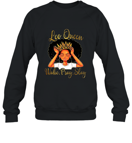 Leo Queens Are Born in July 23 August 22 Crewneck Sweatshirt Crewneck Sweatshirt / Black / S Crewneck Sweatshirt - belovedtshirt