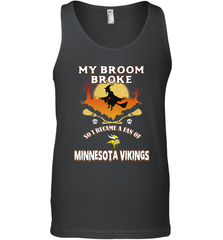 Broom Broke So I Became A Fan of Minnesota Viking NFL Halloween Costume Men's Tank Top Men's Tank Top - belovedtshirt