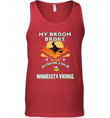 Broom Broke So I Became A Fan of Minnesota Viking NFL Halloween Costume Men's Tank Top Men's Tank Top - belovedtshirt