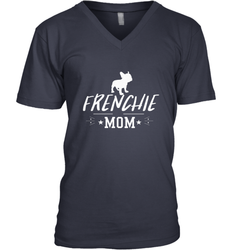 Womens French Bulldog Mom Frenchie Mom T shirt Dog Lover Tees Men's V-Neck