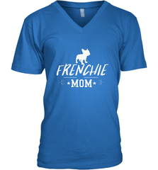 Womens French Bulldog Mom Frenchie Mom T shirt Dog Lover Tees Men's V-Neck Men's V-Neck - belovedtshirt