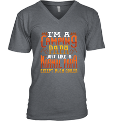 I'm A Camping Papa Camping Dad Gift Men's V-Neck Men's V-Neck - belovedtshirt
