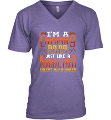 I'm A Camping Papa Camping Dad Gift Men's V-Neck Men's V-Neck - belovedtshirt