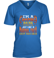 I'm A Camping Papa Camping Dad Gift Men's V-Neck Men's V-Neck - belovedtshirt
