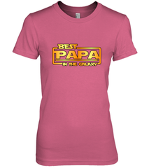 The best Papa in the galaxy Women's Premium T-Shirt Women's Premium T-Shirt - belovedtshirt