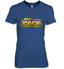 The best Papa in the galaxy Women's Premium T-Shirt Women's Premium T-Shirt - belovedtshirt