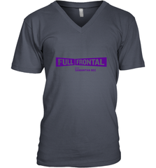 Full Frontal with Samantha Bee Purple Logo Men's V-Neck Men's V-Neck - belovedtshirt