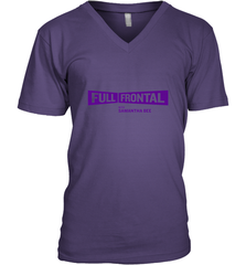 Full Frontal with Samantha Bee Purple Logo Men's V-Neck Men's V-Neck - belovedtshirt