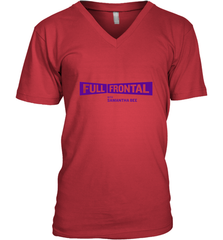 Full Frontal with Samantha Bee Purple Logo Men's V-Neck Men's V-Neck - belovedtshirt