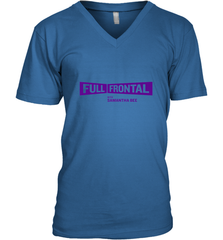 Full Frontal with Samantha Bee Purple Logo Men's V-Neck Men's V-Neck - belovedtshirt