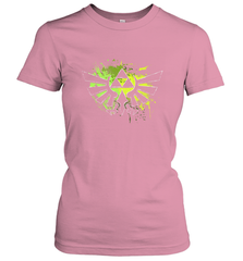 Legend Of Zelda Triforce Logo Paint Splatter Women's T-Shirt Women's T-Shirt - belovedtshirt