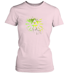 Legend Of Zelda Triforce Logo Paint Splatter Women's T-Shirt Women's T-Shirt - belovedtshirt