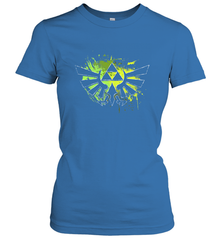 Legend Of Zelda Triforce Logo Paint Splatter Women's T-Shirt Women's T-Shirt - belovedtshirt