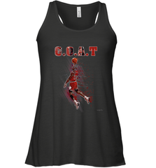 Basketball  Chicago Jordan G.O.A.T. Dunk Women's Racerback Tank Women's Racerback Tank - belovedtshirt