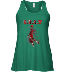 Basketball  Chicago Jordan G.O.A.T. Dunk Women's Racerback Tank Women's Racerback Tank - belovedtshirt