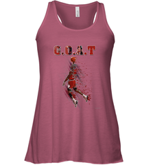 Basketball  Chicago Jordan G.O.A.T. Dunk Women's Racerback Tank Women's Racerback Tank - belovedtshirt