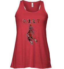 Basketball  Chicago Jordan G.O.A.T. Dunk Women's Racerback Tank Women's Racerback Tank - belovedtshirt