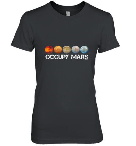 Occupy Mars Terraform Women's Premium T-Shirt Women's Premium T-Shirt / Black / XS Women's Premium T-Shirt - belovedtshirt