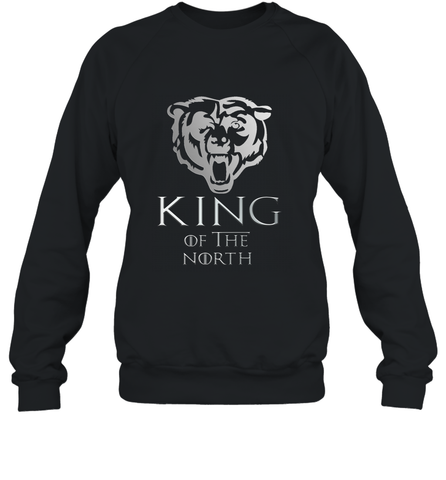 King of The North Bears Football Champions Gift Crewneck Sweatshirt Crewneck Sweatshirt / Black / S Crewneck Sweatshirt - belovedtshirt