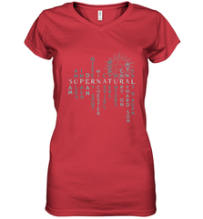 Supernatural For Men Woman Women's V-Neck T-Shirt Women's V-Neck T-Shirt - belovedtshirt