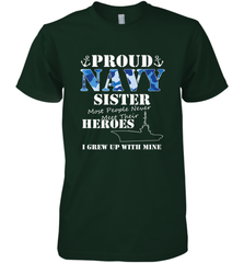 US Military Proud Navy Sister Men or Women Men's Premium T-Shirt Men's Premium T-Shirt - belovedtshirt