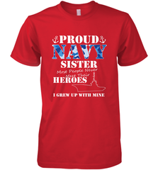 US Military Proud Navy Sister Men or Women Men's Premium T-Shirt Men's Premium T-Shirt - belovedtshirt