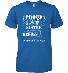 US Military Proud Navy Sister Men or Women Men's Premium T-Shirt Men's Premium T-Shirt - belovedtshirt
