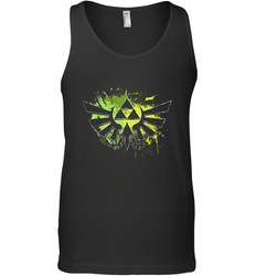 Legend Of Zelda Triforce Logo Paint Splatter Men's Tank Top