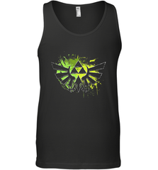 Legend Of Zelda Triforce Logo Paint Splatter Men's Tank Top Men's Tank Top - belovedtshirt