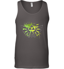 Legend Of Zelda Triforce Logo Paint Splatter Men's Tank Top Men's Tank Top - belovedtshirt