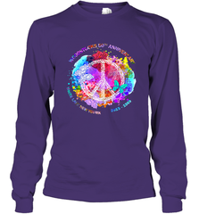 Woodstocks 50th Anniversary Peace Love tee Long Sleeve T-Shirt Long Sleeve T-Shirt - belovedtshirt