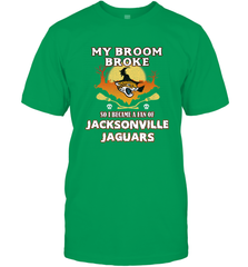 Broom Broke So I Became A Fan of Jacksonville Jaguars NFL Halloween Costume Men's T-Shirt Men's T-Shirt - belovedtshirt