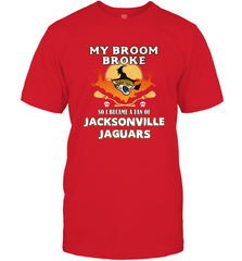 Broom Broke So I Became A Fan of Jacksonville Jaguars NFL Halloween Costume Men's T-Shirt Men's T-Shirt - belovedtshirt