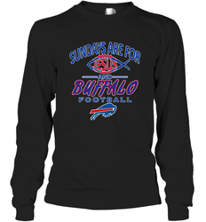 Sundays Are For Jesus and Buffalo Funny Christian Football 1 Long Sleeve T-Shirt