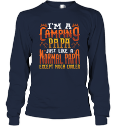 I'm A Camping Papa Camping Dad Gift Long Sleeve T-Shirt