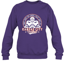 Vintage NFL Kansas City Football Logo Crewneck Sweatshirt Crewneck Sweatshirt - belovedtshirt