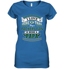 NFL The Only Thing I Love More Than Being A Green Bay Packers Fan Is Being A Papa Football Women's V-Neck T-Shirt Women's V-Neck T-Shirt - belovedtshirt