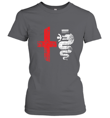 Alfa Car Drivers Stylish Grunge Logo Women's T-Shirt Women's T-Shirt - belovedtshirt