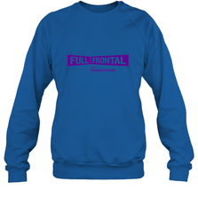 Full Frontal with Samantha Bee Purple Logo Crewneck Sweatshirt Crewneck Sweatshirt - belovedtshirt